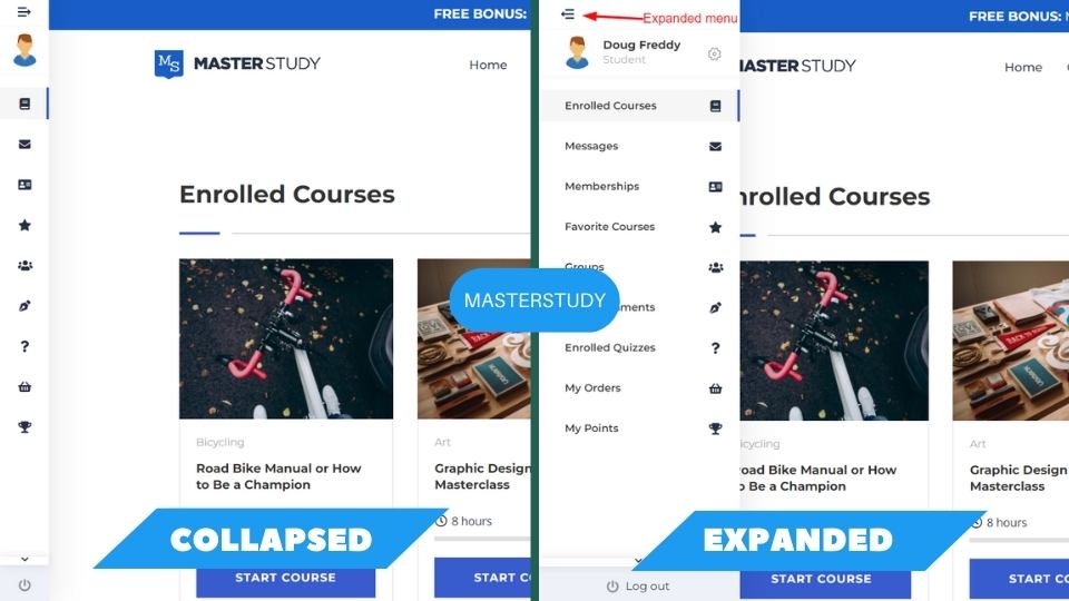 Learndash vs Masterstudy Lms - user interface comparison