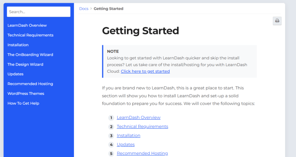 Learndash support