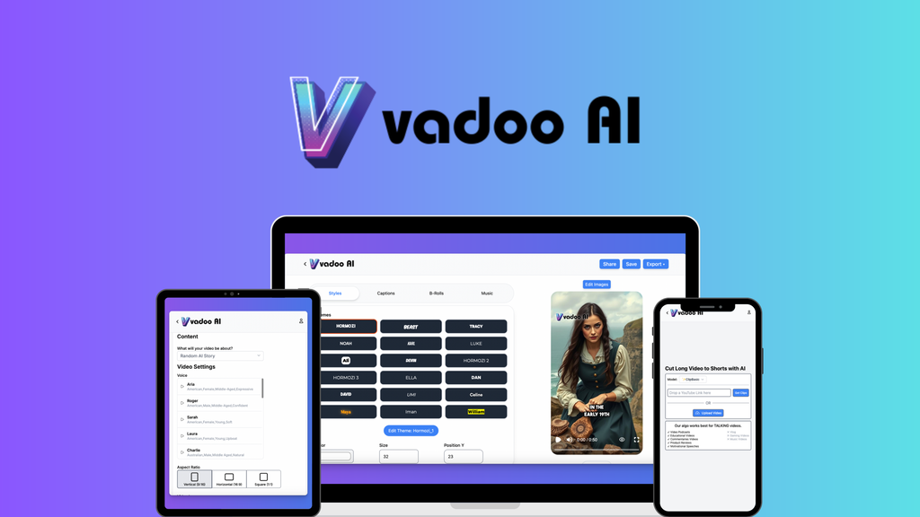 vadoo - best ai video generator tools