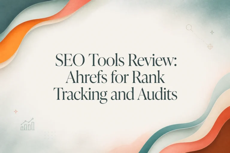 SEO Tools Review: Ahrefs for Rank Tracking and Audits